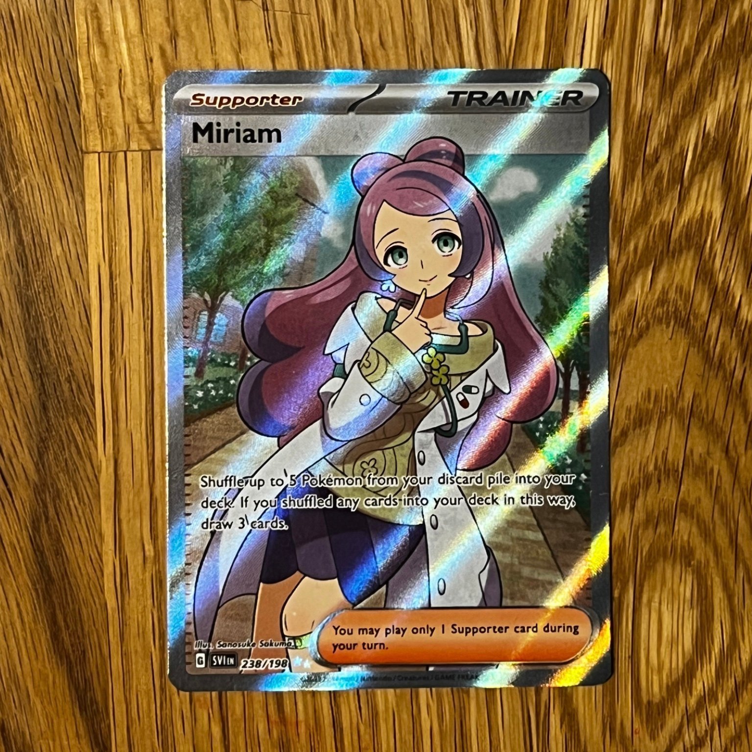 Pokemon Scarlet and Violet - Full Art Miriam Ultra Rare 238/198 & Koraidon  EX Gold Full Art Hyper Secret Rare 254/198 Cards - Catawiki