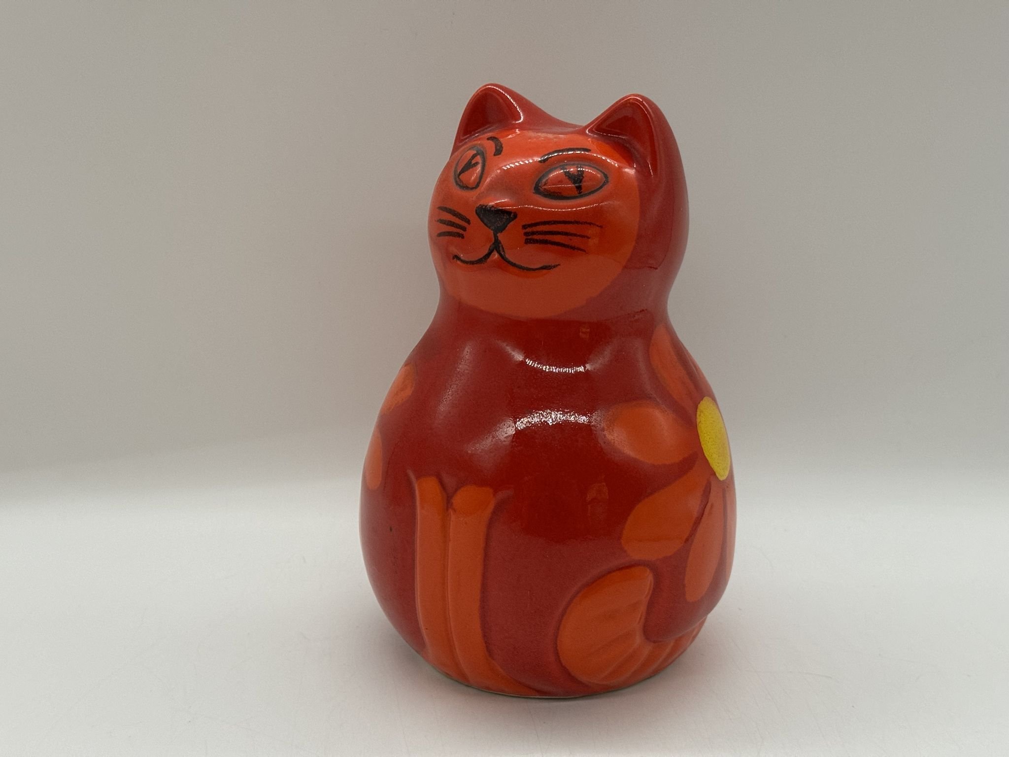 SPARBÖSSA / FIGURIN KATT HANDMADE IN ITALY RETRO DESIGN 1960/70-TAL VINTAGE