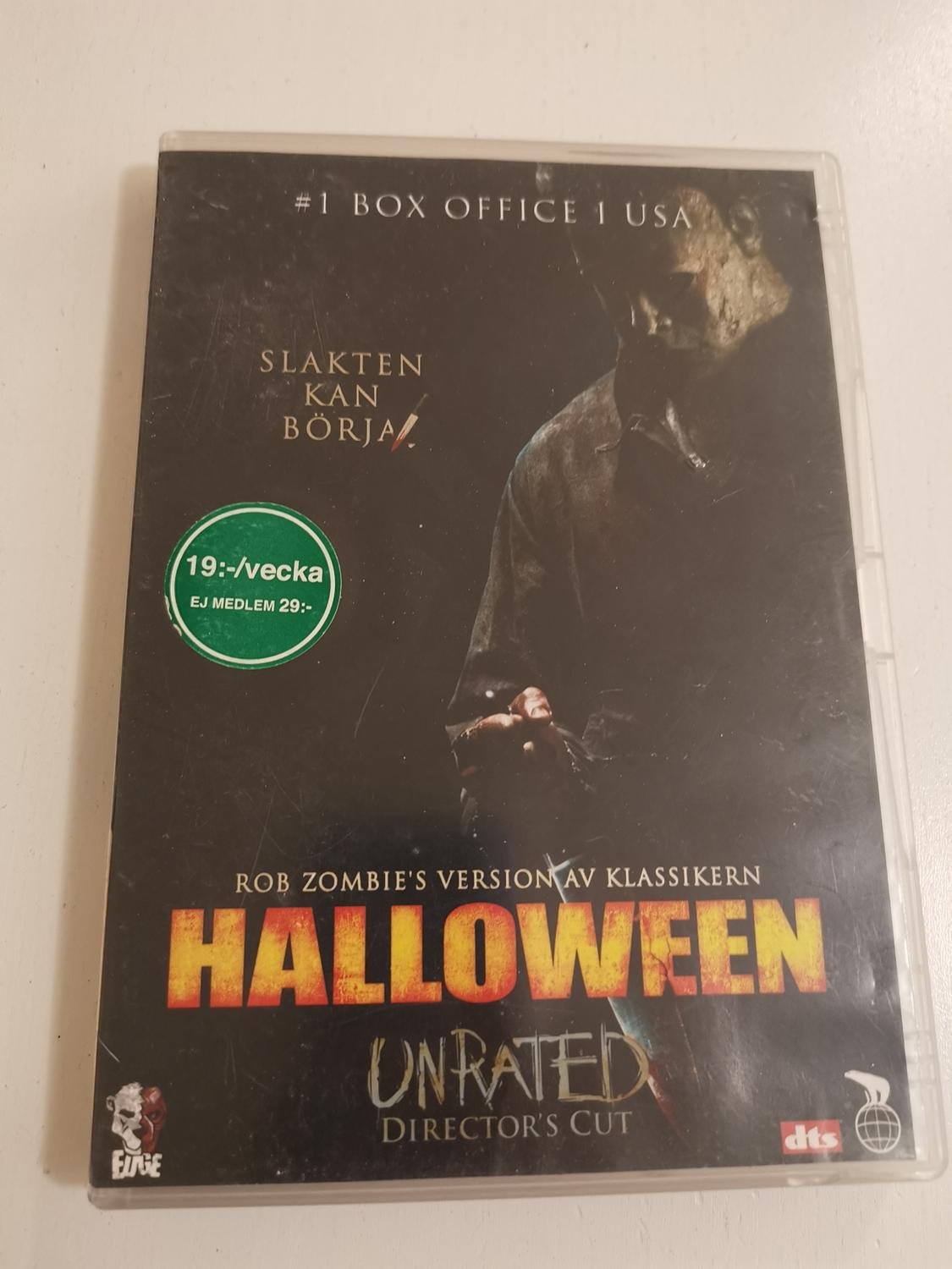 HALLOWEEN UNRATED DIRECTORS CUT DVD .. (404747998) ᐈ Finelle på Tradera