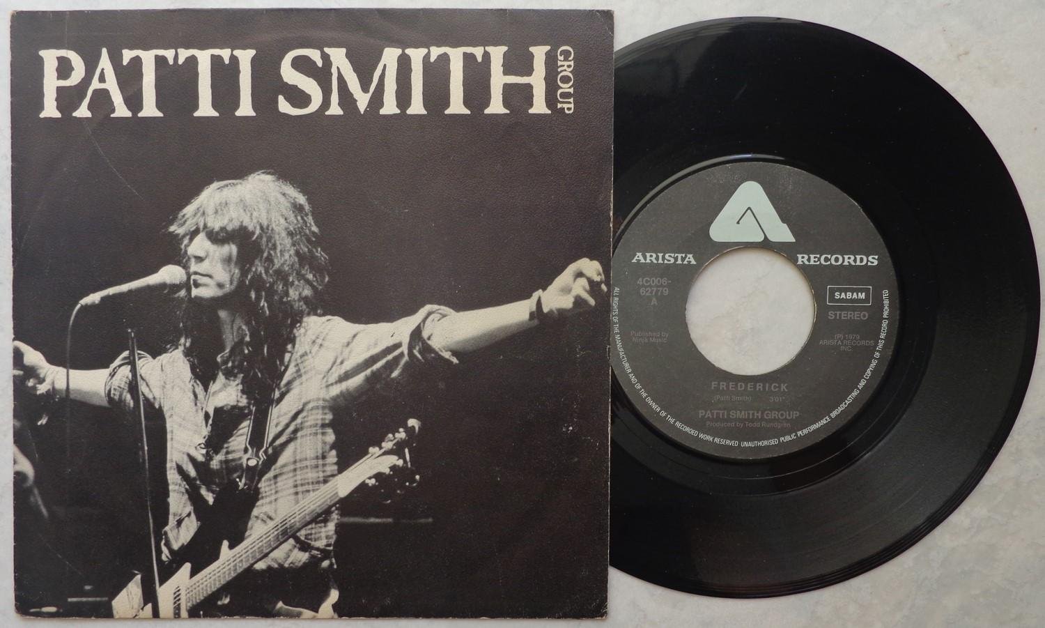 PATTI SMITH GROUP 'Frederick' 1979 Belgian 7"