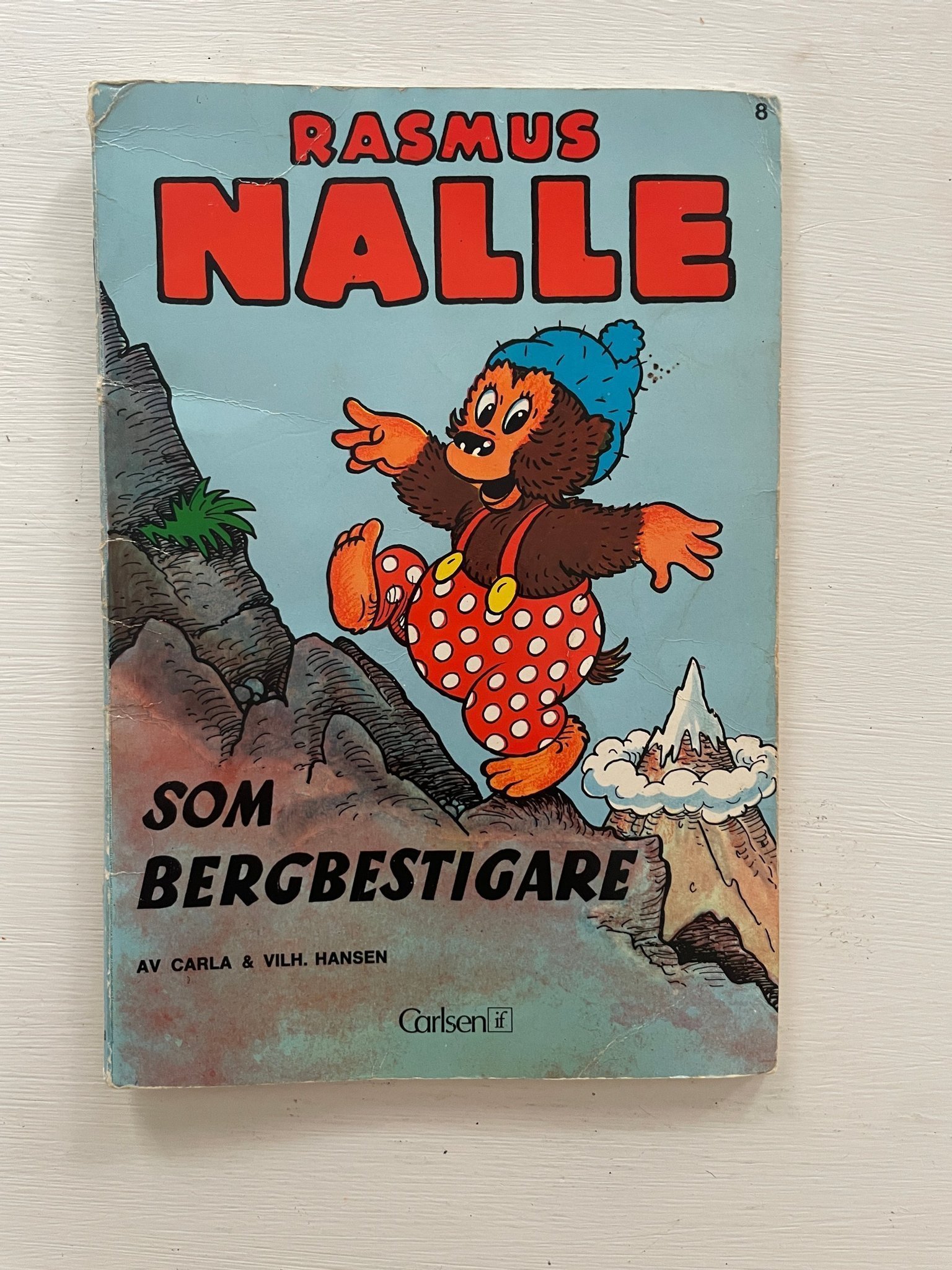 Rasmus Nalle som Bergbästigare av Carla & Vilh. Hansen, 1977