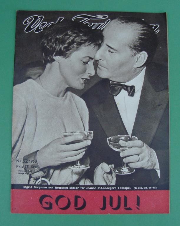 Vecko-Journalen 1953-52. Ingrid Bergman, Helander m.m.