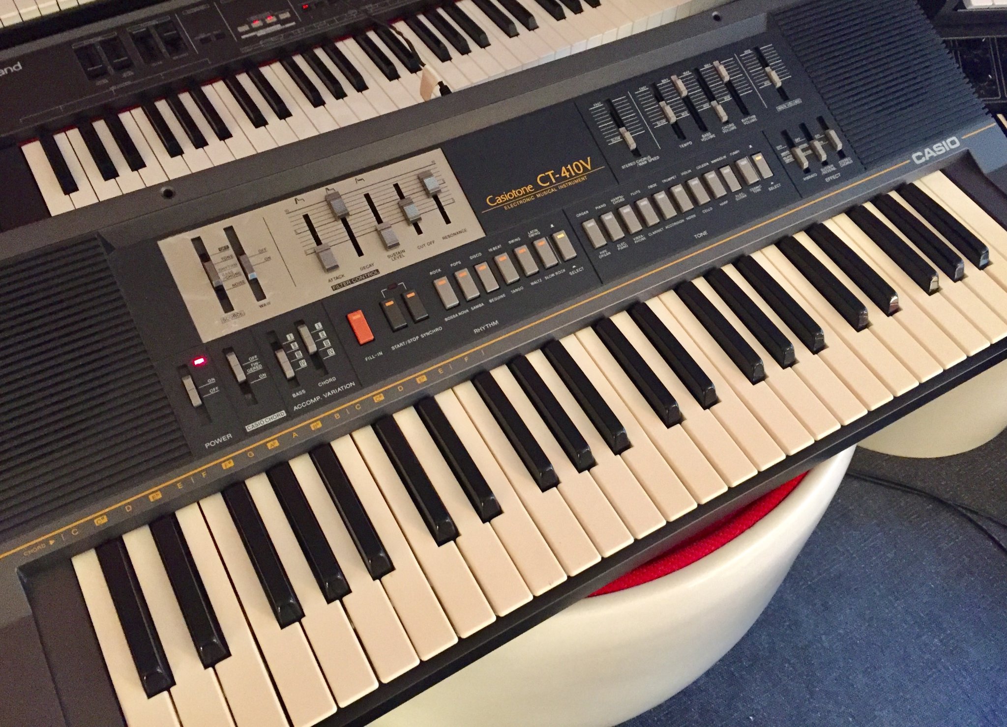 Casio CT 410V Vintage analog synth / keyboard .. (421894481) ᐈ Köp på