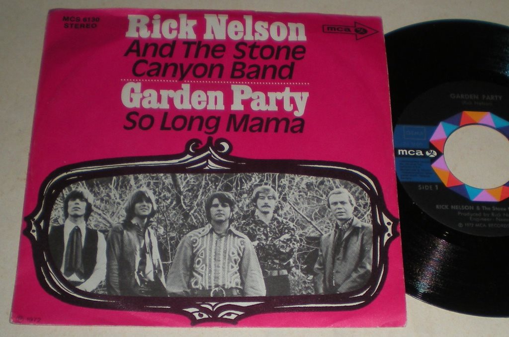 Rick Nelson 45 Ps Garden Party 1972 M Pa Tradera Com 50 60 Tal