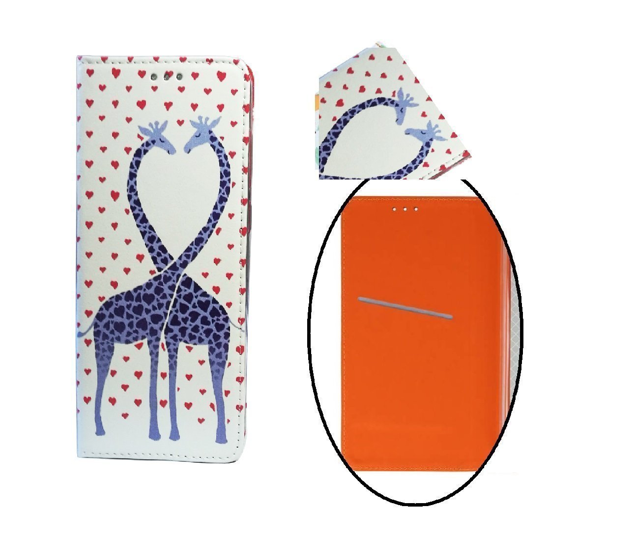 iPhone 7 / 8 Smart Trendy Sweet Love, Flip Case Mobilplånbok