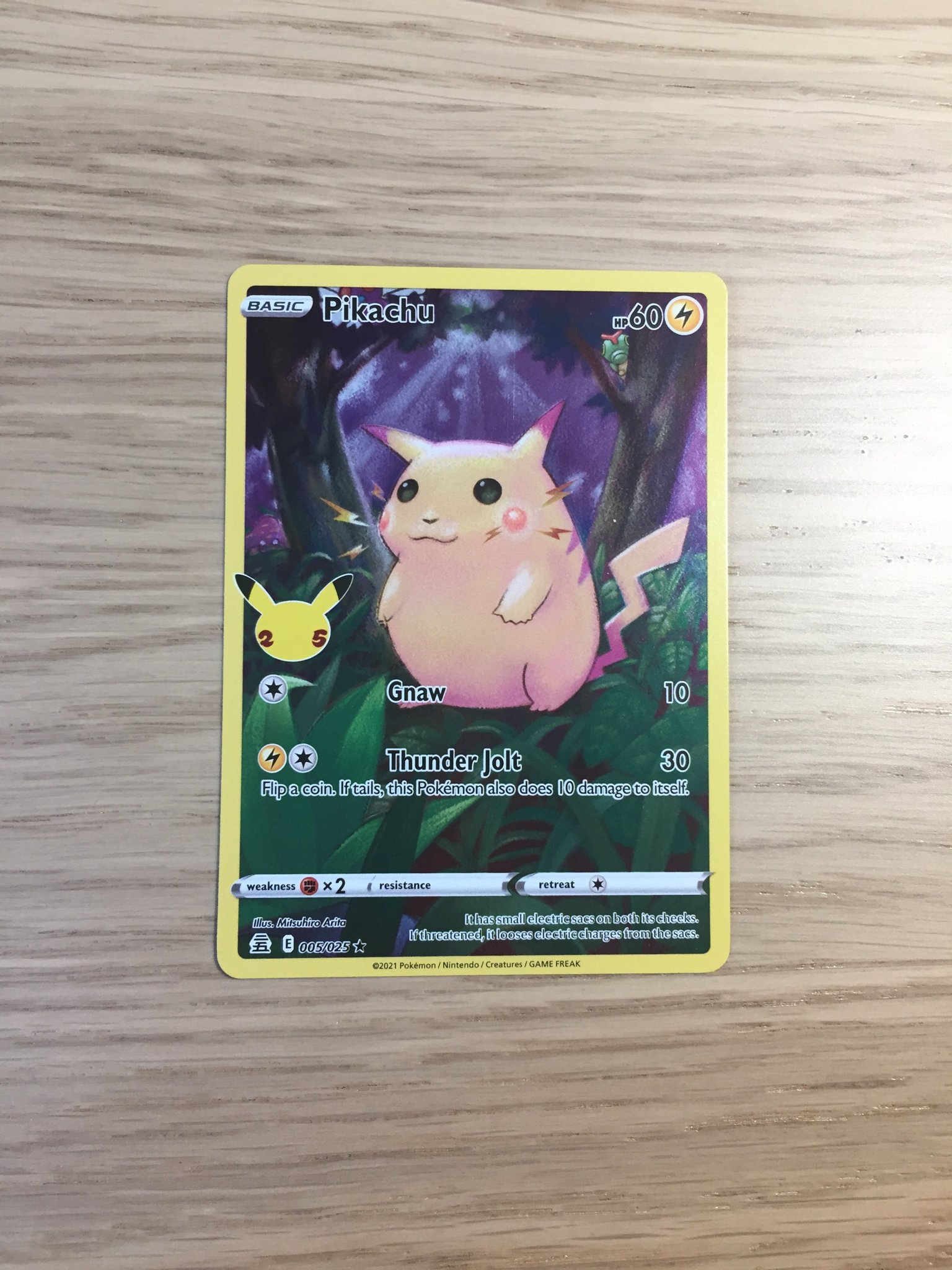 Pikachu Full Art 005/025 Celebrat.. Köp från RaukCard på Tradera