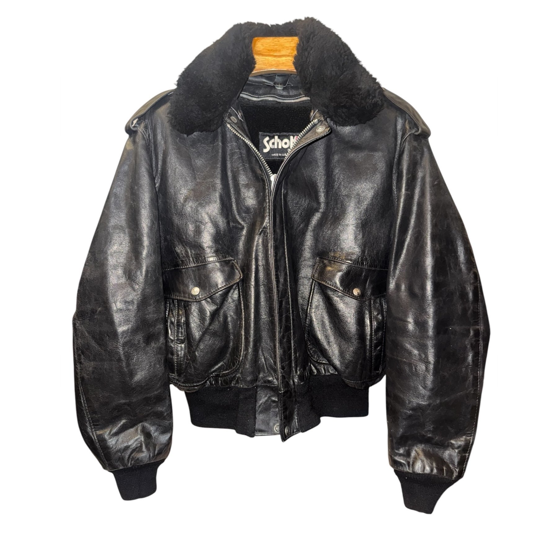 1980-90s | Schott | A-2 style .. | Köp från VintageLife på Tradera