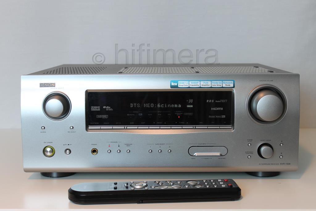 DENON AVR1508 7.1 AV SURROUND RECEIVER MED HDMI på