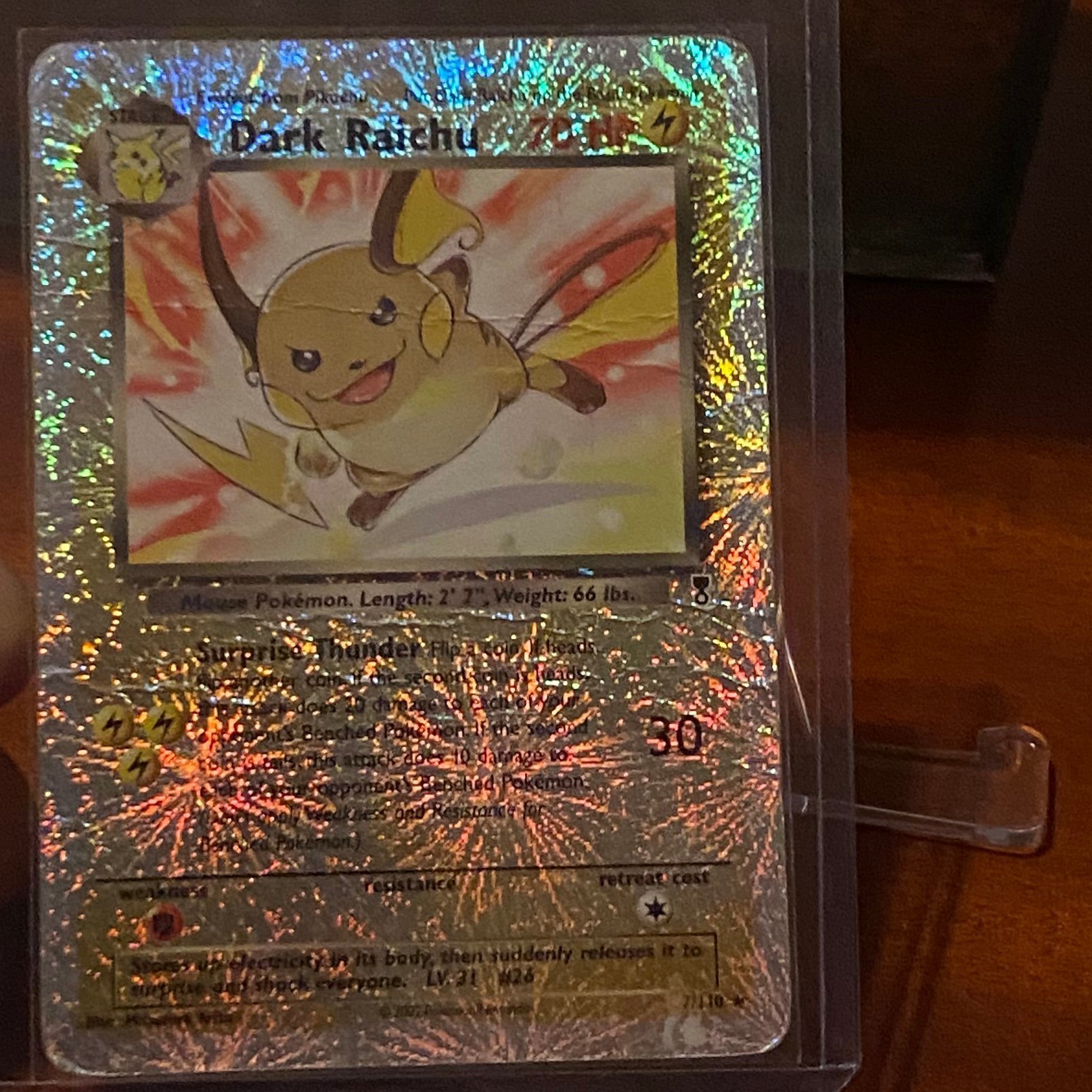 Dark Raichu 7/110 Rare Reverse Holo 2002 Poké.. Köp på Tradera