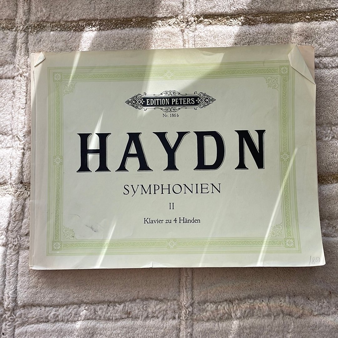 HAYDN/ TORIOS  Ⅱ EDTION PETERS Haydn Symphonien II - Edition Peters | Köp på Tradera