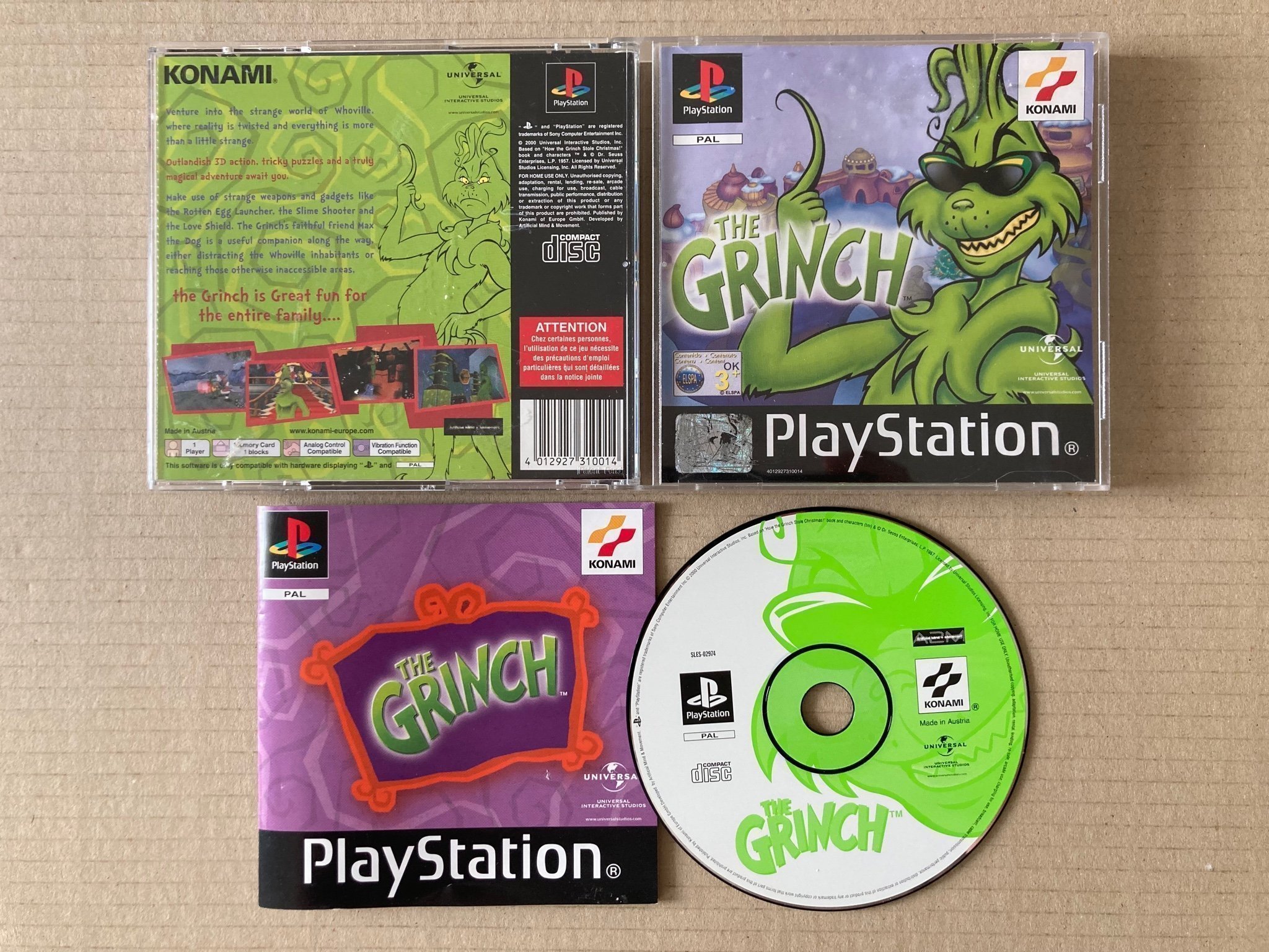The Grinch Playstation PS1 PS one Konami Köp på Tradera