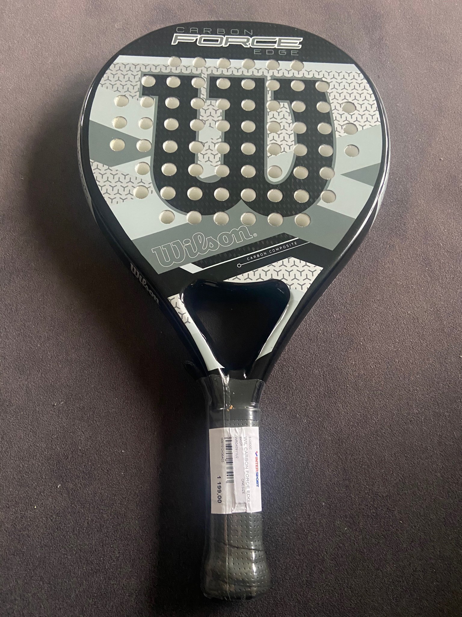 Carbon force edge padelracket Clearance