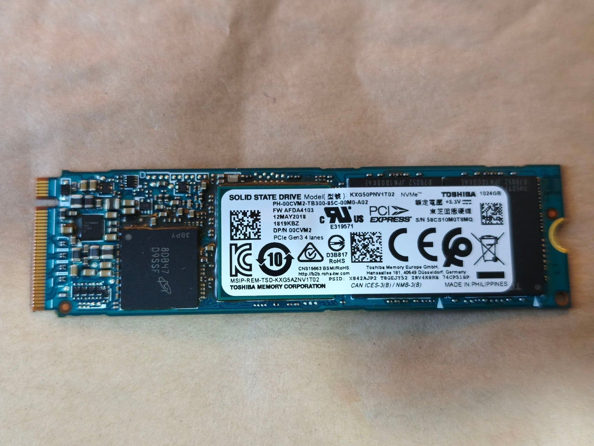 Toshiba 1024GB 1tb m.2 NVMe S.. | Köp från cheap_gaming på Tradera