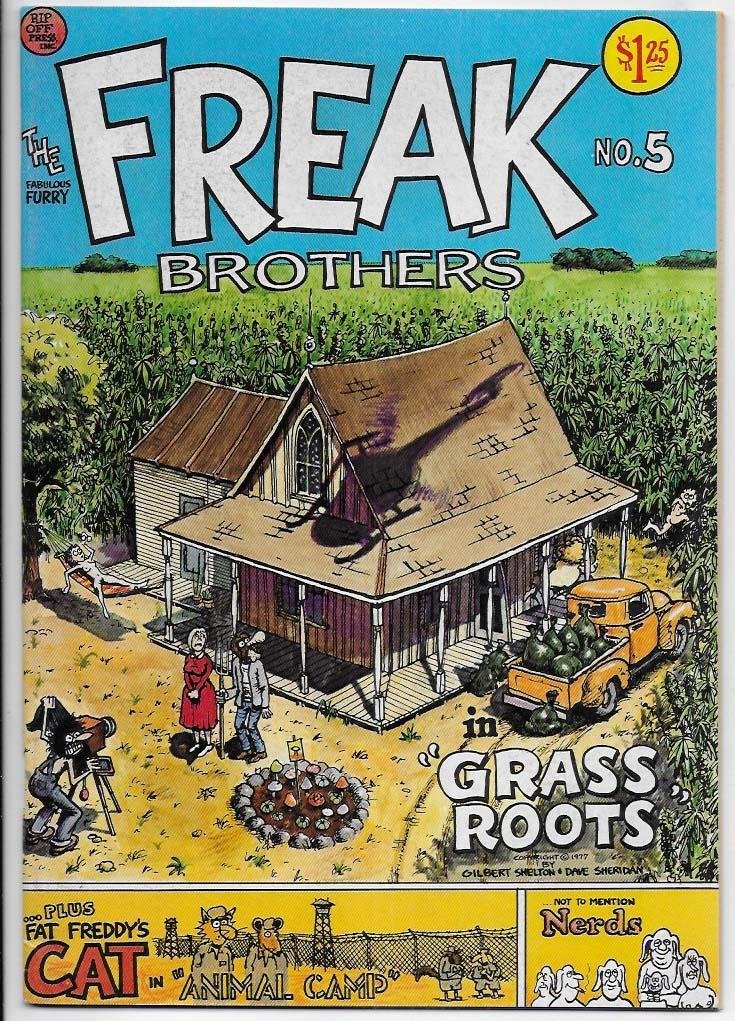 Fabulous Furry Freak Brothers # 5 VF/NM 3rd Print Underground