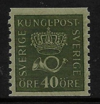 F 158** 40öre Postemblem i Postfriskt ex. Facit: 1200:-