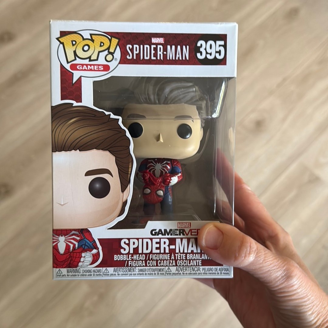 MARVEL Spiderman POP N° 395 Unmasked Köp på Tradera