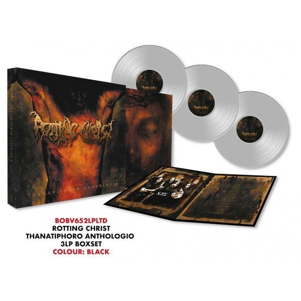 Rotting Christ - Thanatiphoro Anthologio 3LP (black metal, still sealed)