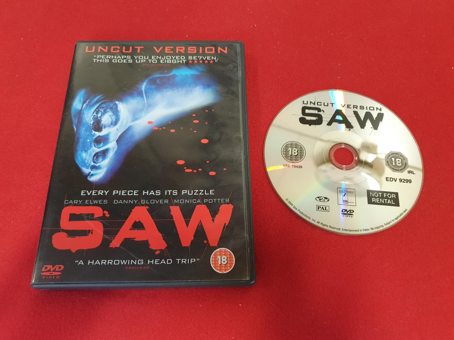 Se produkter som liknar SAW UNCUT VERSION till DVD på Tradera (535607867)