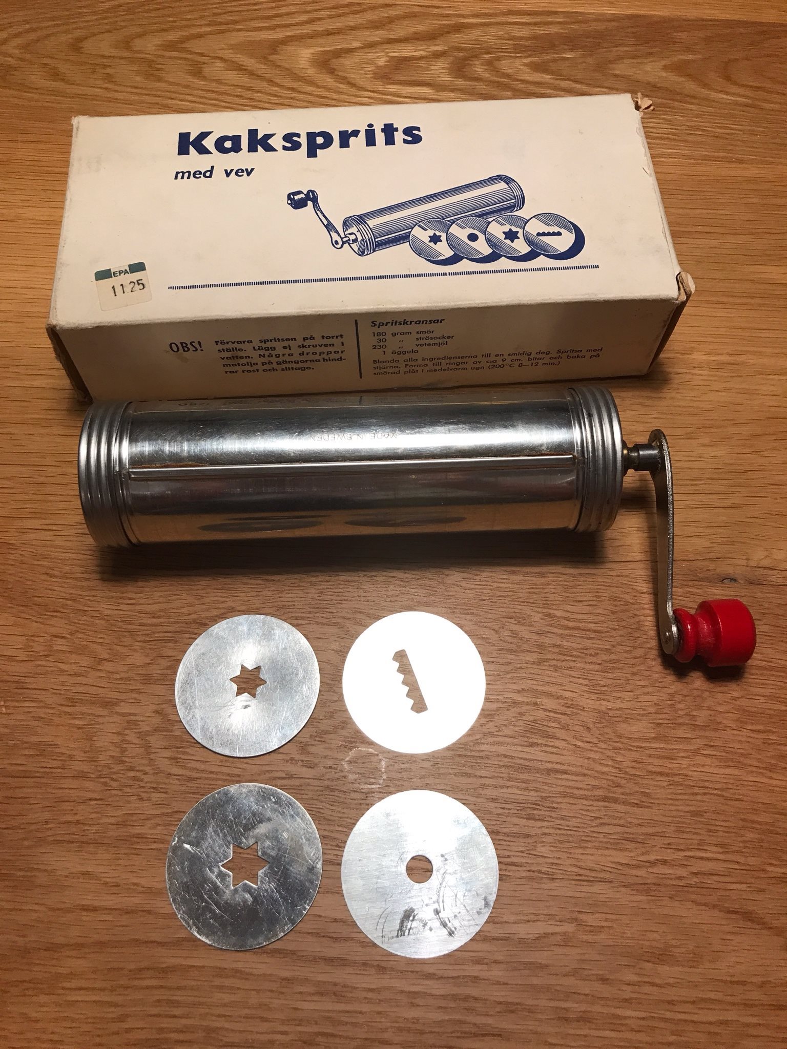 kaksprits med vev kaksprits med vev