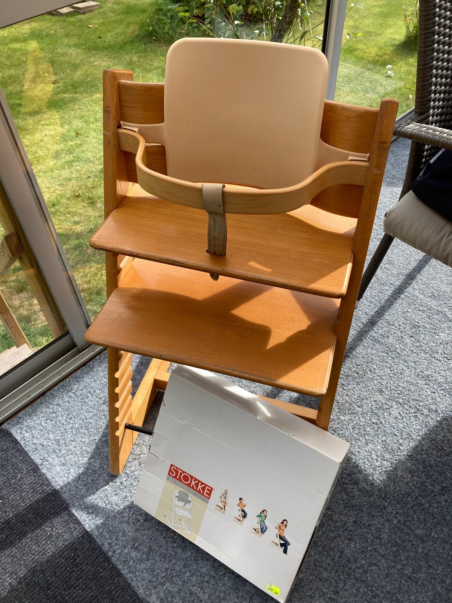 Stokke tripp trapp med tillbehör Köp på Tradera (564971005)