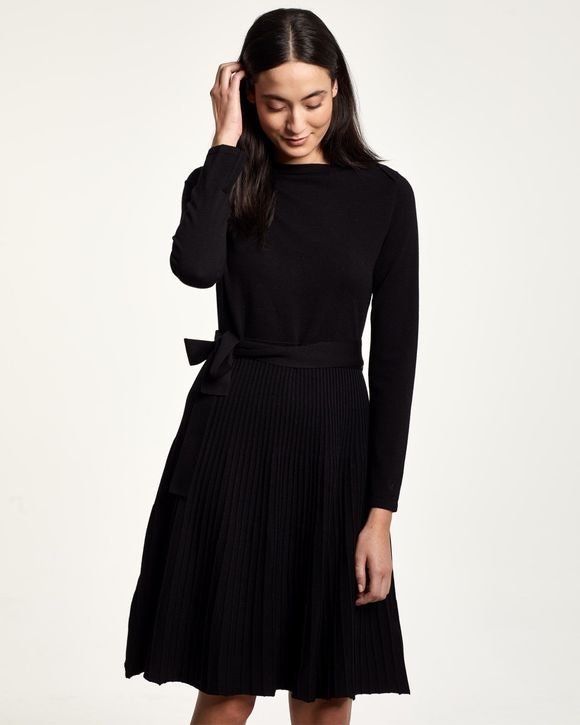 MORRIS LADY Ancelin Knit Dress, strl M (405140543) ᐈ Köp Morris Klänning Ancelin Knit Dress Grå Stickade