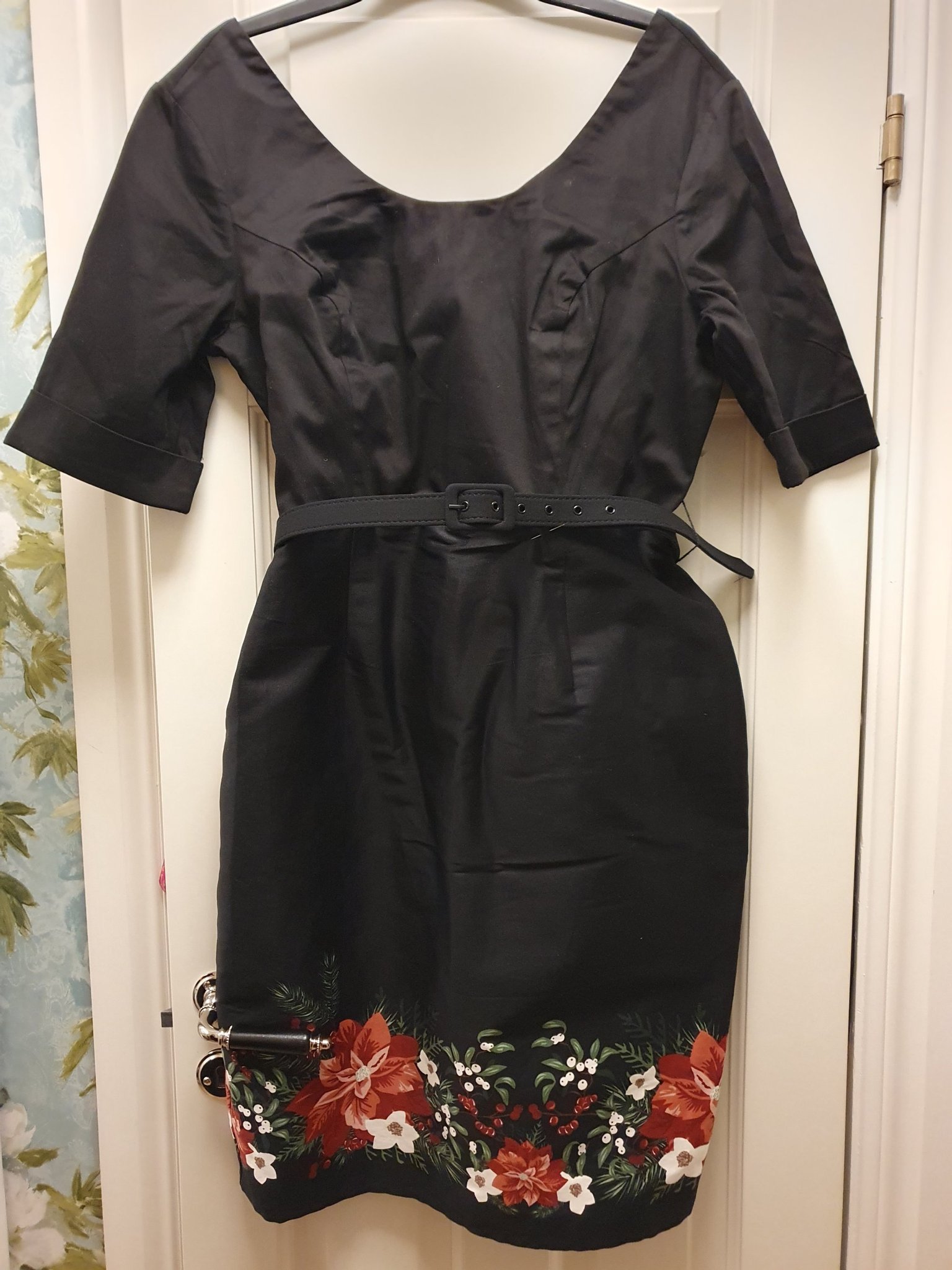 Julklänning i snygg 50tals modell, Collectif L.. Köp på Tradera