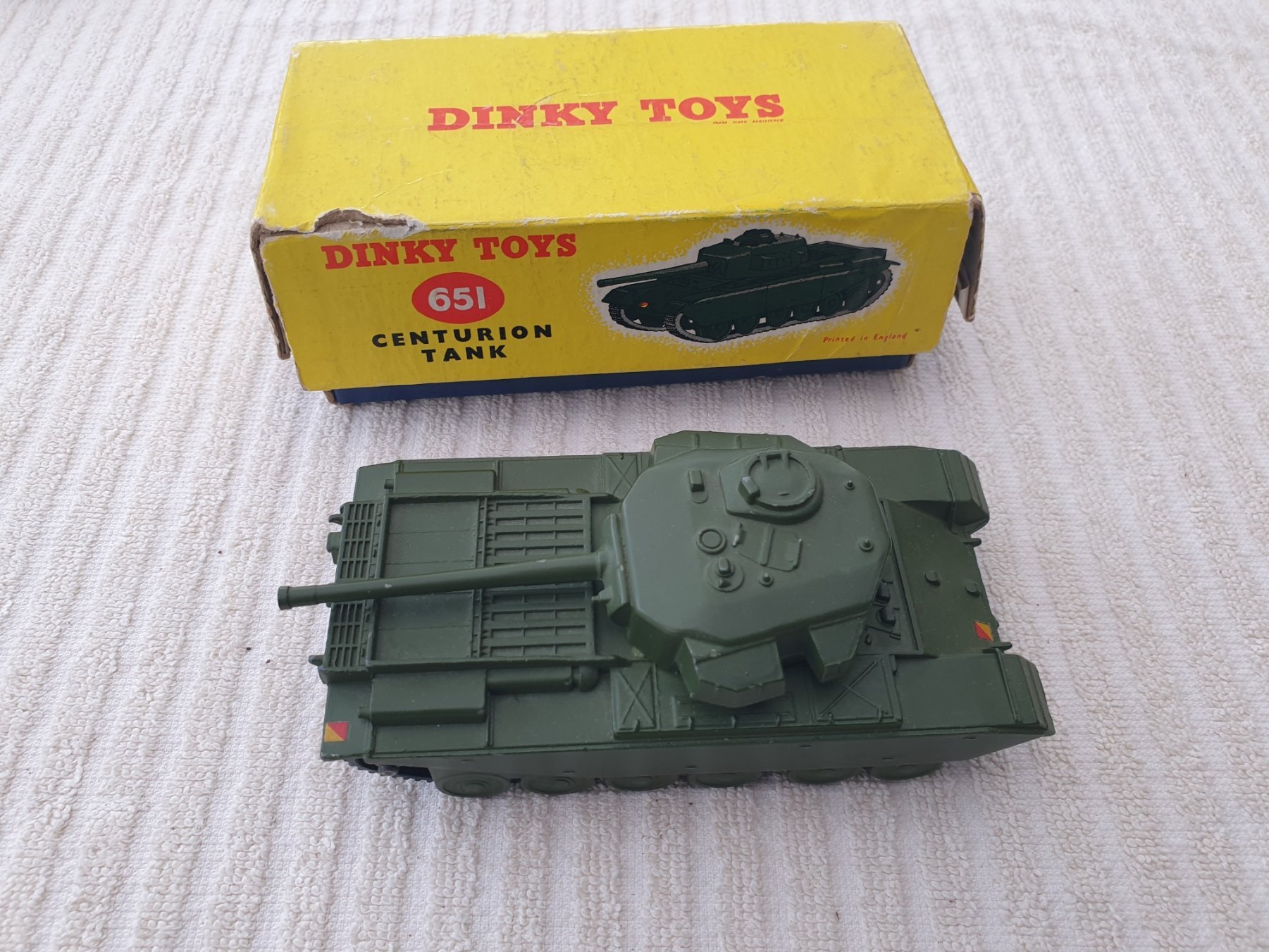 Militär Dinky Supertoys 651 Centurion Tank in orig.Box (Gebraucht) in