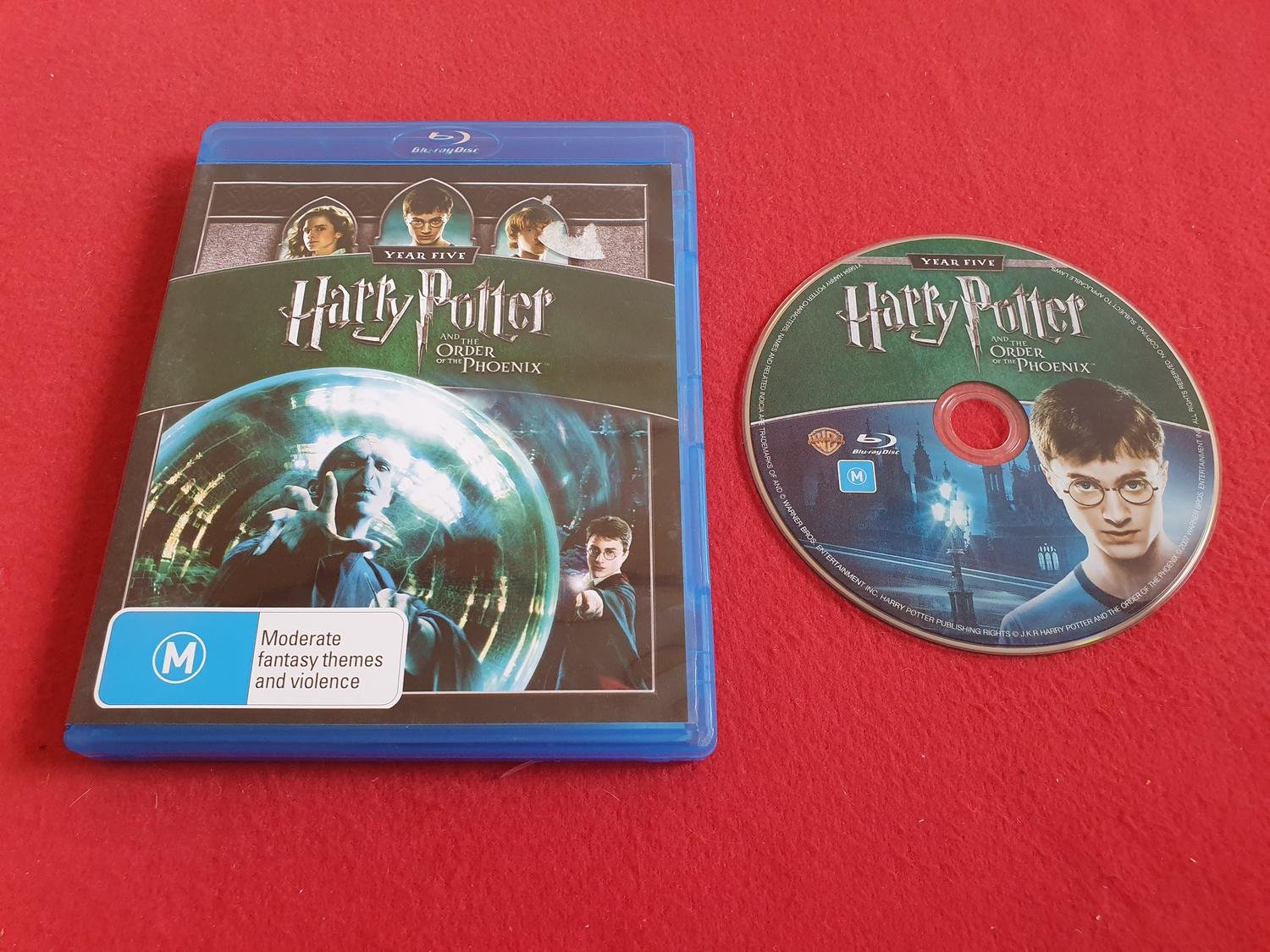 HARRY POTTER AND THE ORDER OF THE PHOENIX till Blu-Ray Bluray
