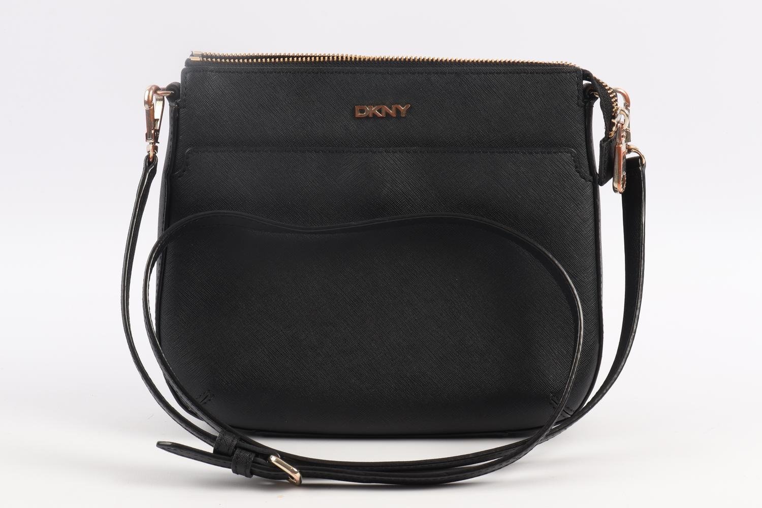 DKNY Axelremsväska Läder Svart