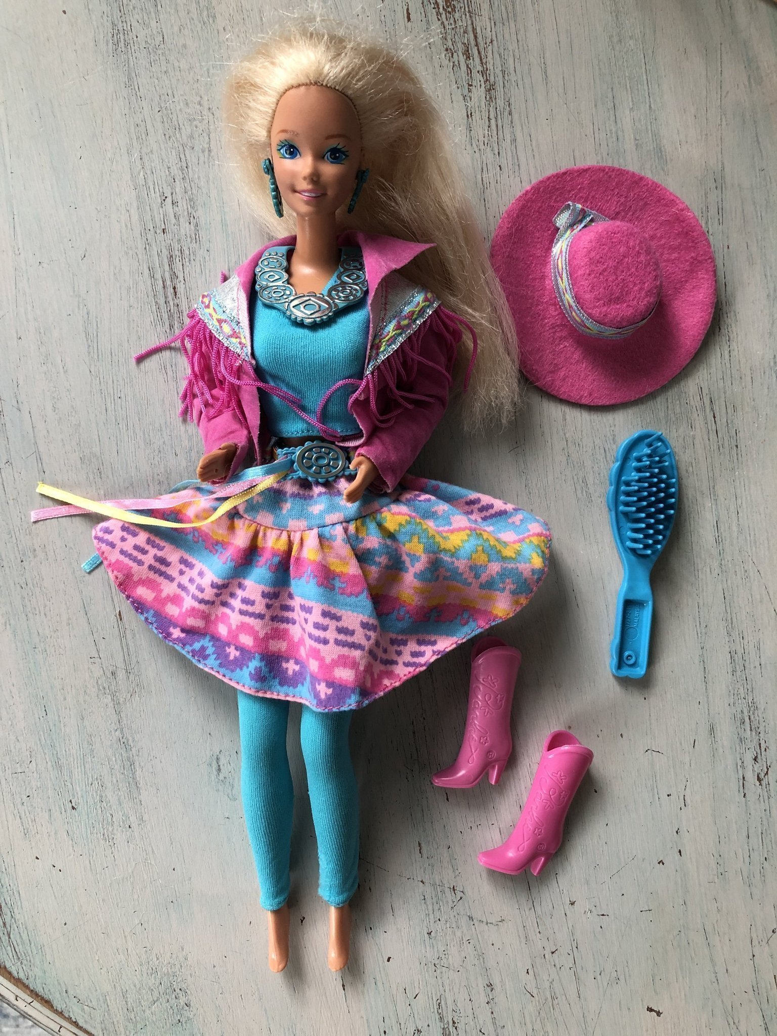 western fun barbie 1989