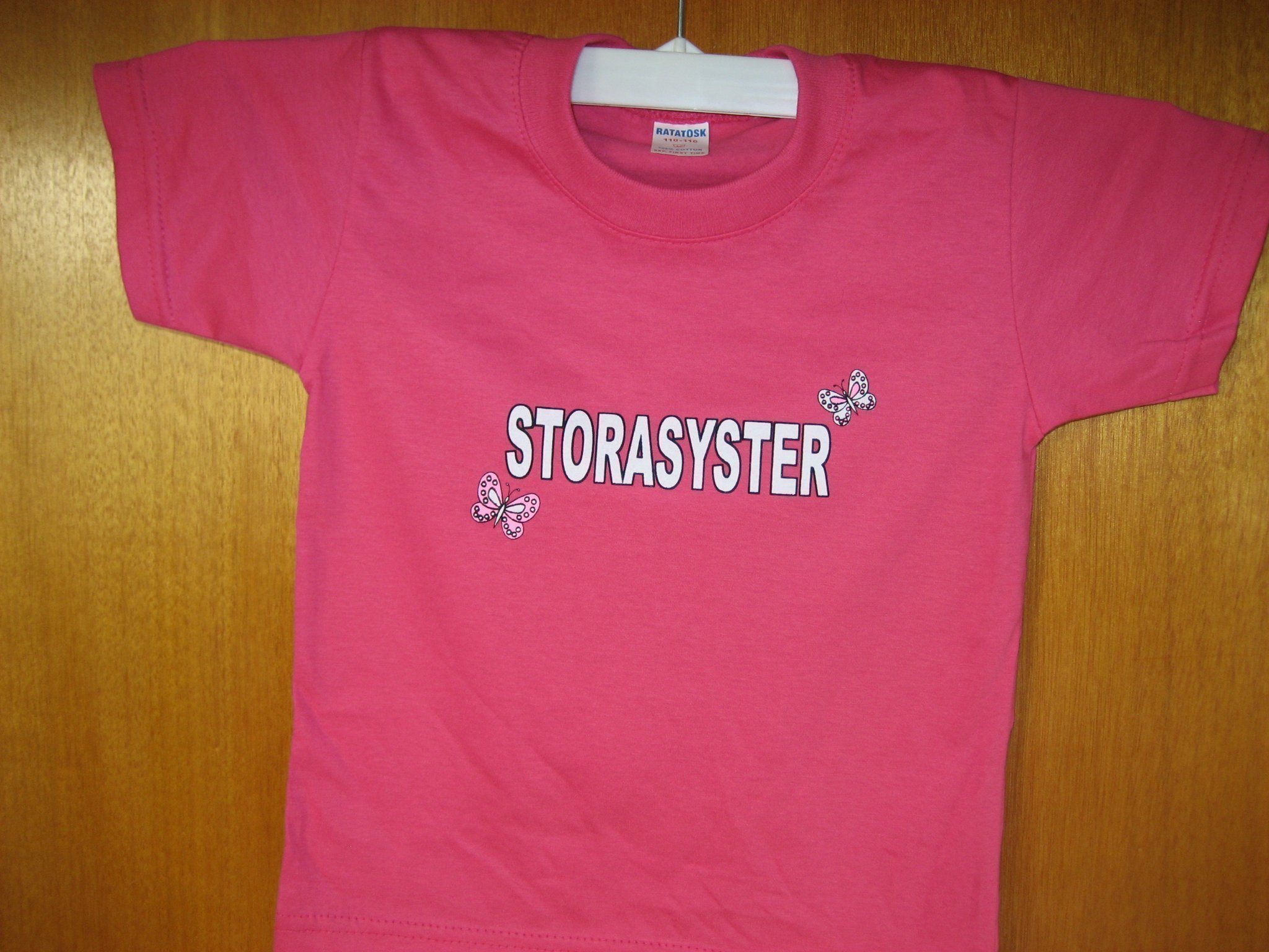 ROSA T SHIRT STORASYSTER barntröja STORLEK 110 .. (406680090 ROSA T SHIRT STORASYSTER barntröja STORLEK 110 .. (406680090