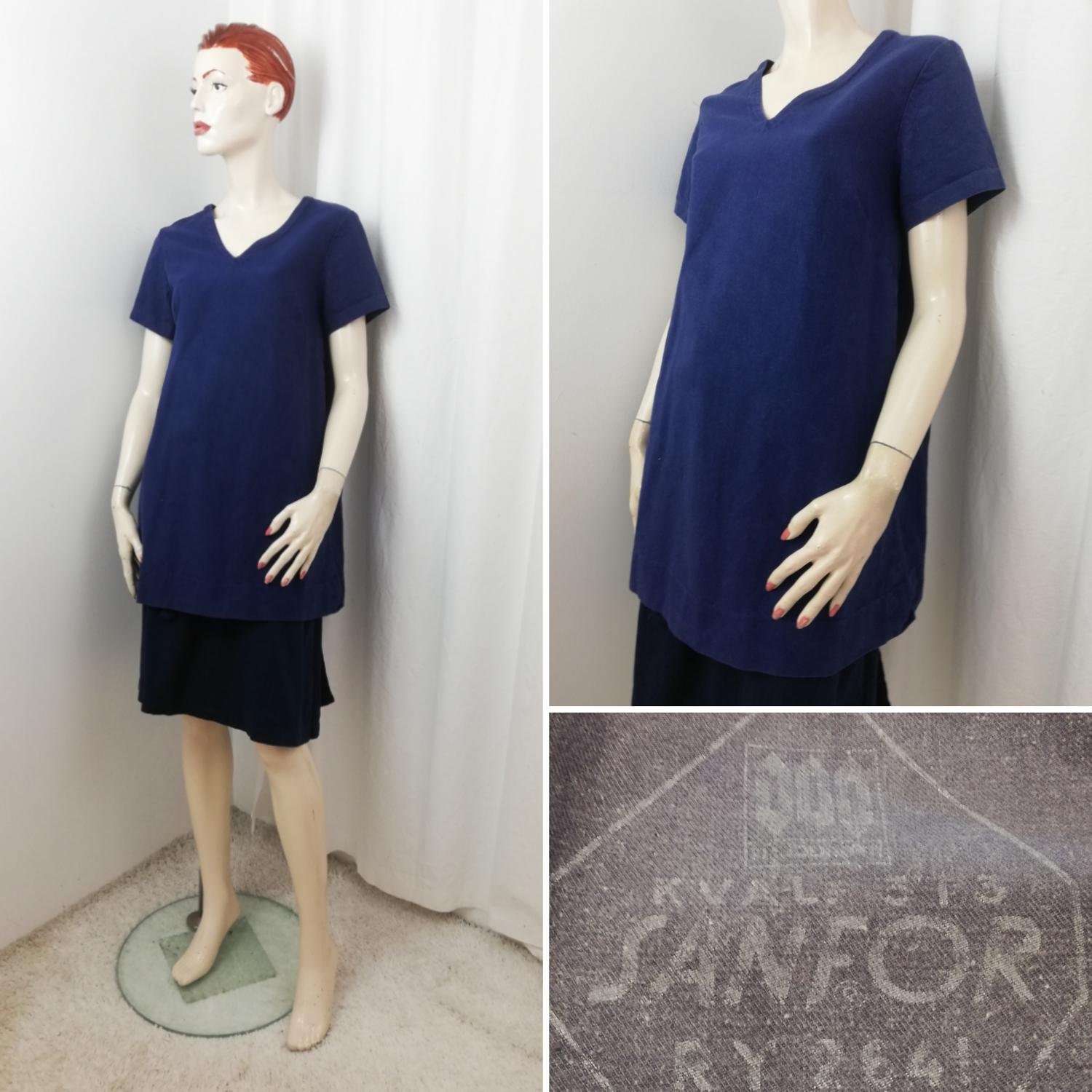 Vintage Retro A linjeformad tunika.. (416641848) ᐈ Vintage Retro röd mönstrad tunika kort klänning Wahls A