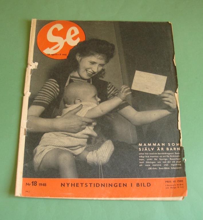 SE nr 18 1948 - Maj-Britt Hedblom, Lennart Hyland, Erlander