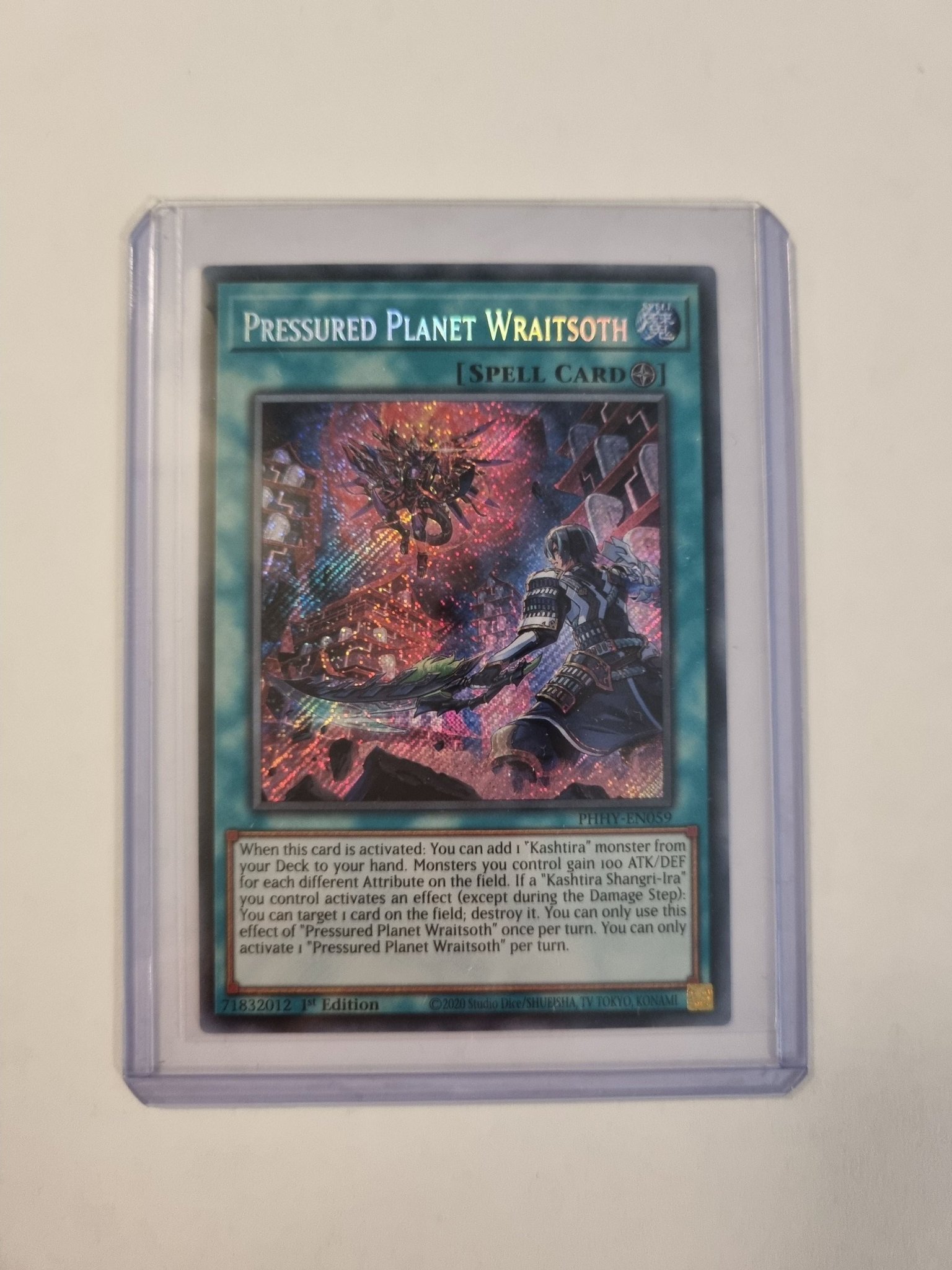 Yugioh kortet Pressured Wraitsoth PHHY.. Köp på Tradera (587954918)