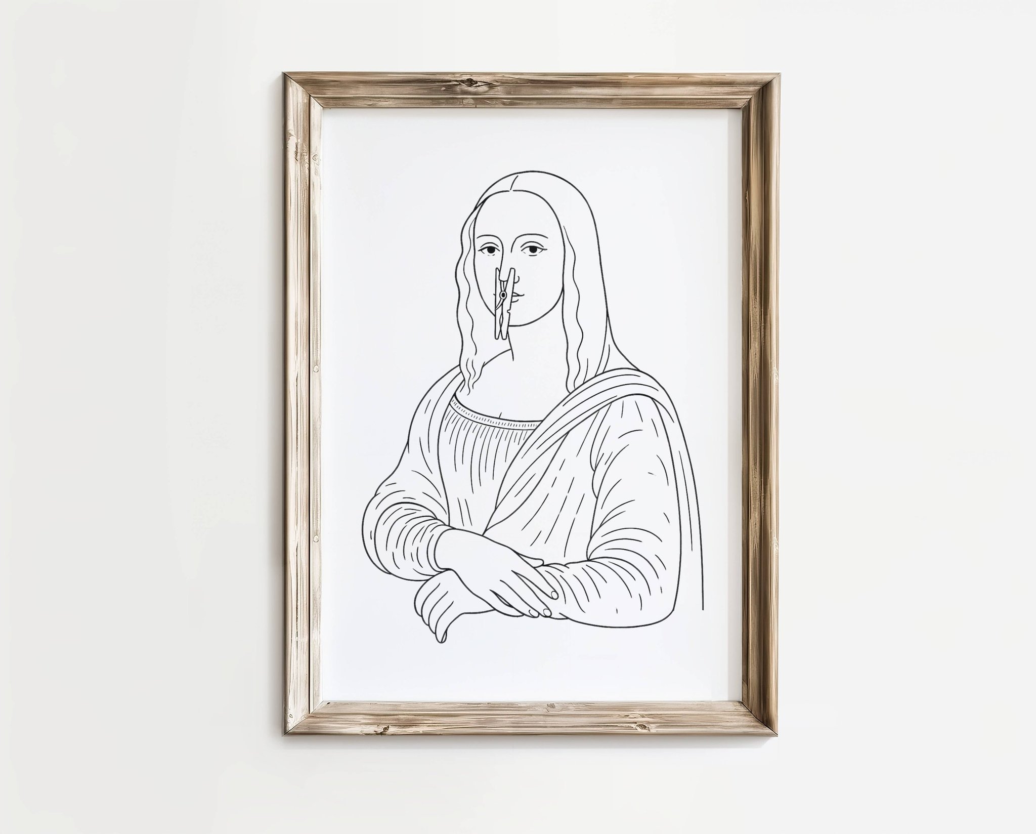 Mona Lisa – Konstposter | A4 | Rolig present | SkattkammarenSE