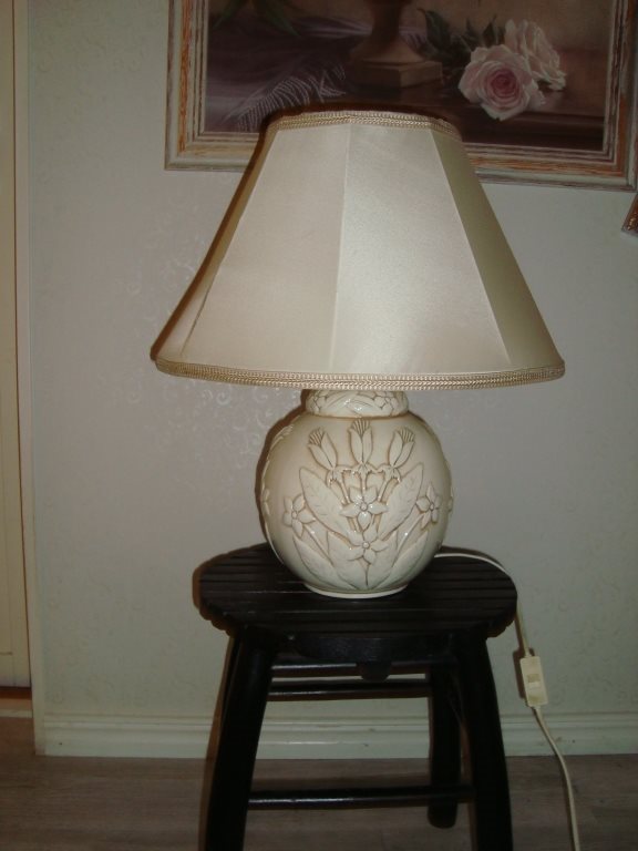 2 st shabby chic lampor bordslampa på tradera.com speglar och
