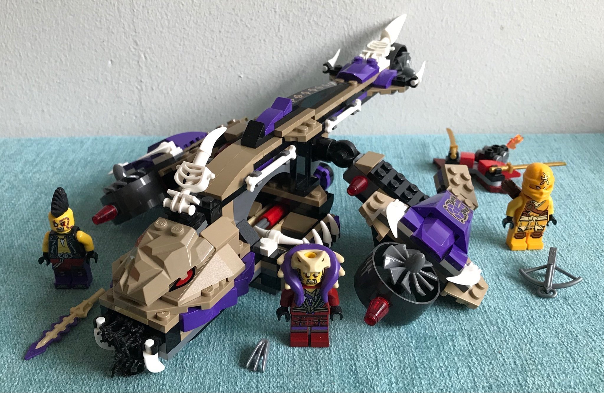 lego ninjago condrai copter attack