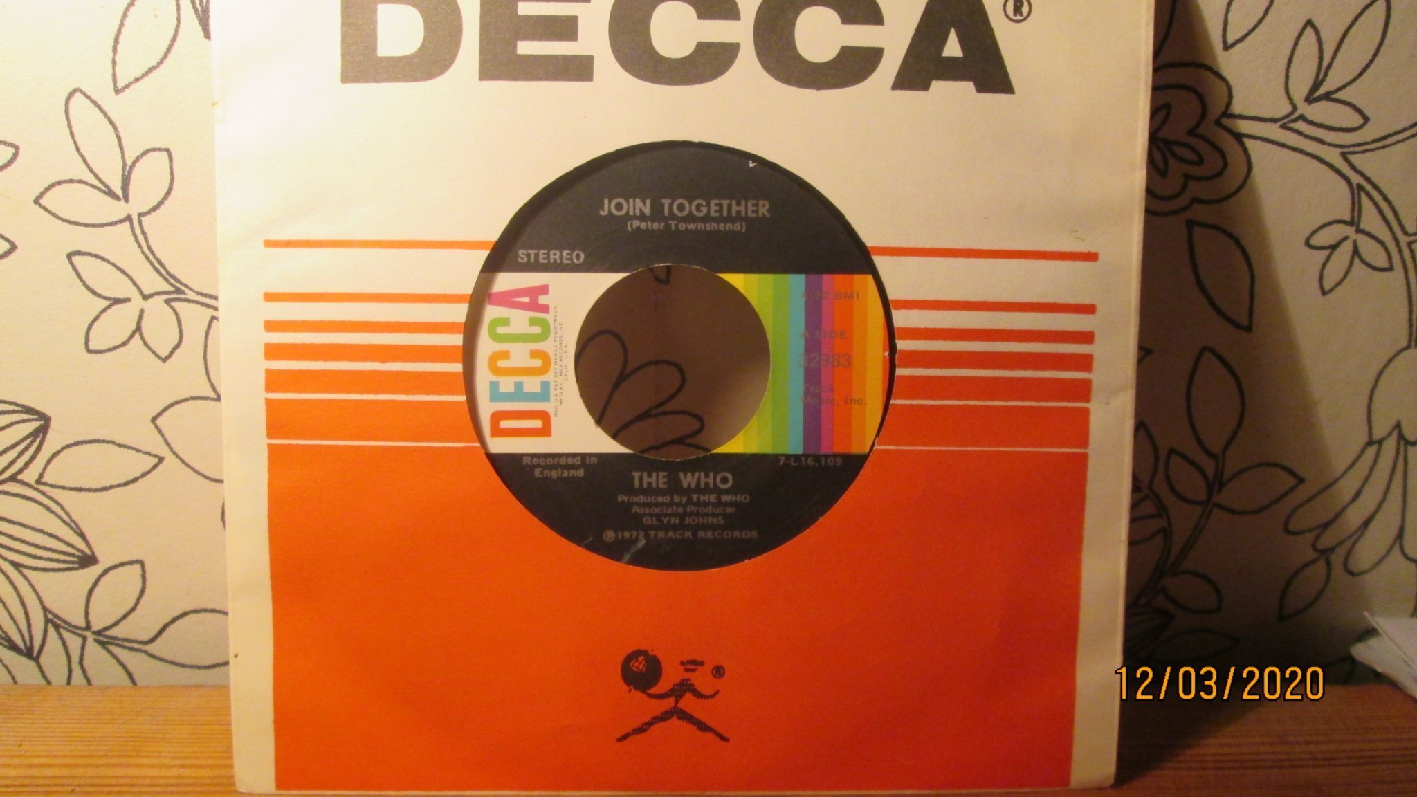 The Who 45 / Rare / Vinyl / Join Together