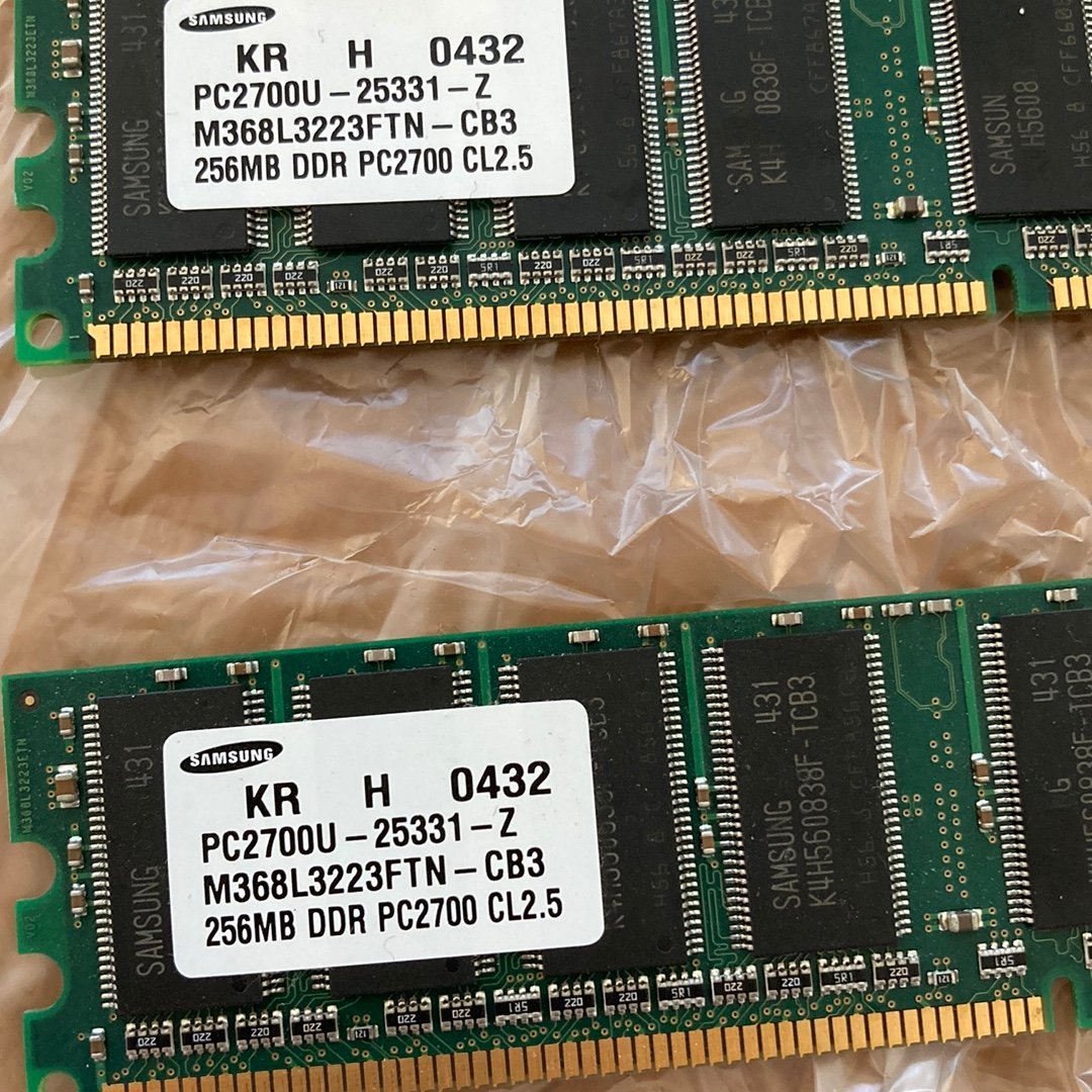 st Samsung 256MB DDR PC2700 Köp på Tradera (693740245)