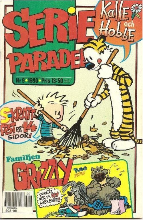 SERIE PARADEN - NR 9 1990 -Kalle & Hobbe ,Träsket....