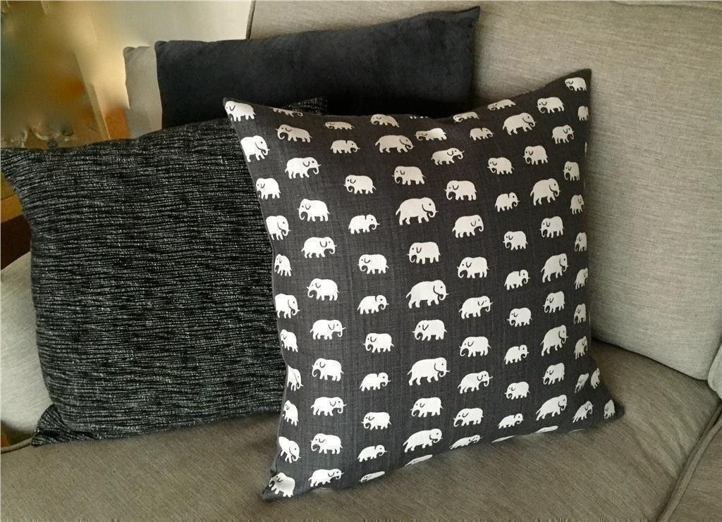 KUDDE 45'45 ELEFANT GRÅTT framsidan E Ericson SVENSKT TENN