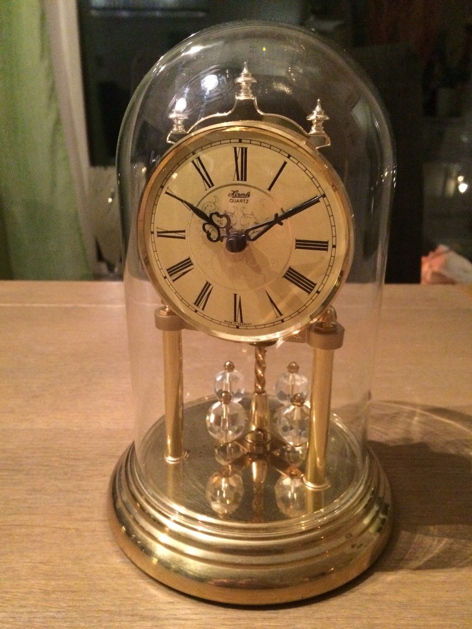 Hermle Quartz Germany årsur bordsur klocka med .. (418374991) ᐈ Köp på