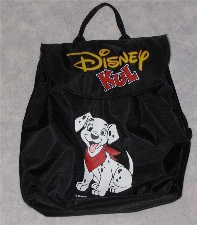 Svart väska DISNEY kul vit dalmatiner hundvalp .. (415827678 En ryggsäck från Disney för barn. En kul väska som funkar