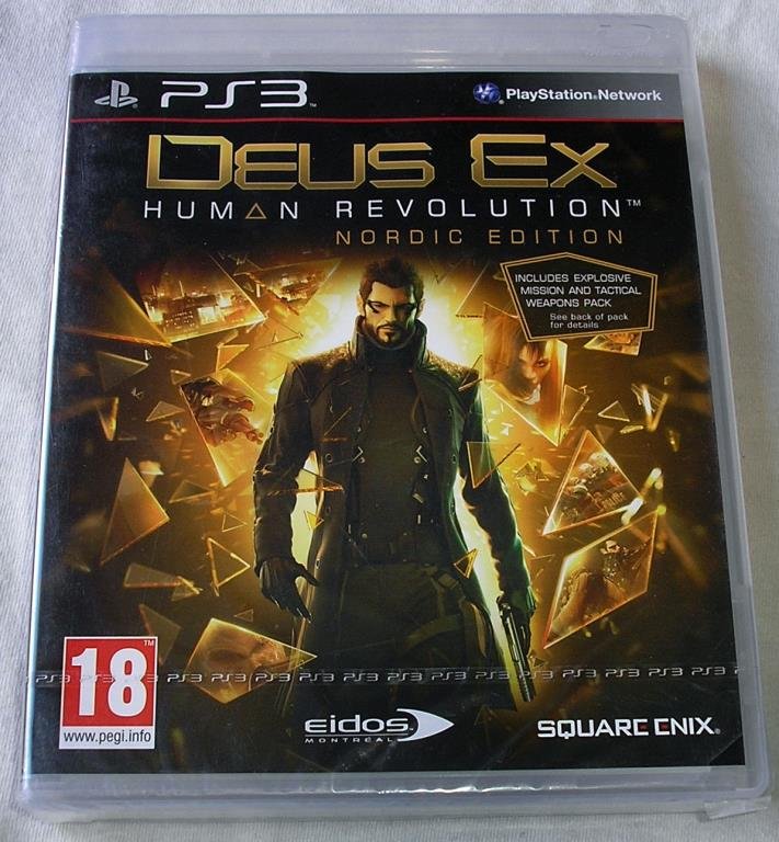 Deus Ex: Human Revolution - Nordic Edition (PS3) --NYTT--
