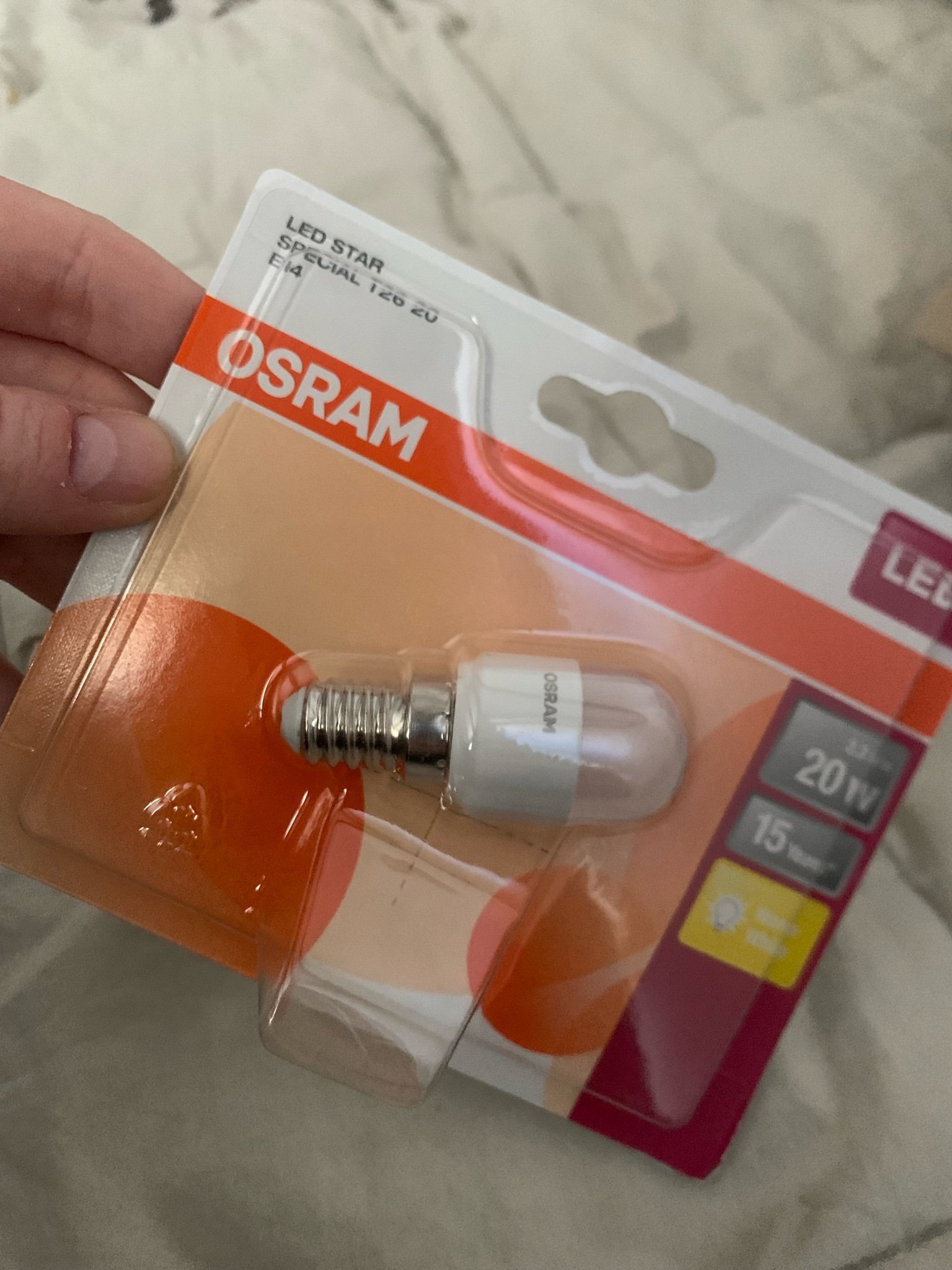 Lampadina LED Osram Parathom Special T26 E14 2.3W 200 Lumen 6500K Luce Diurna - Equivalente A 20W