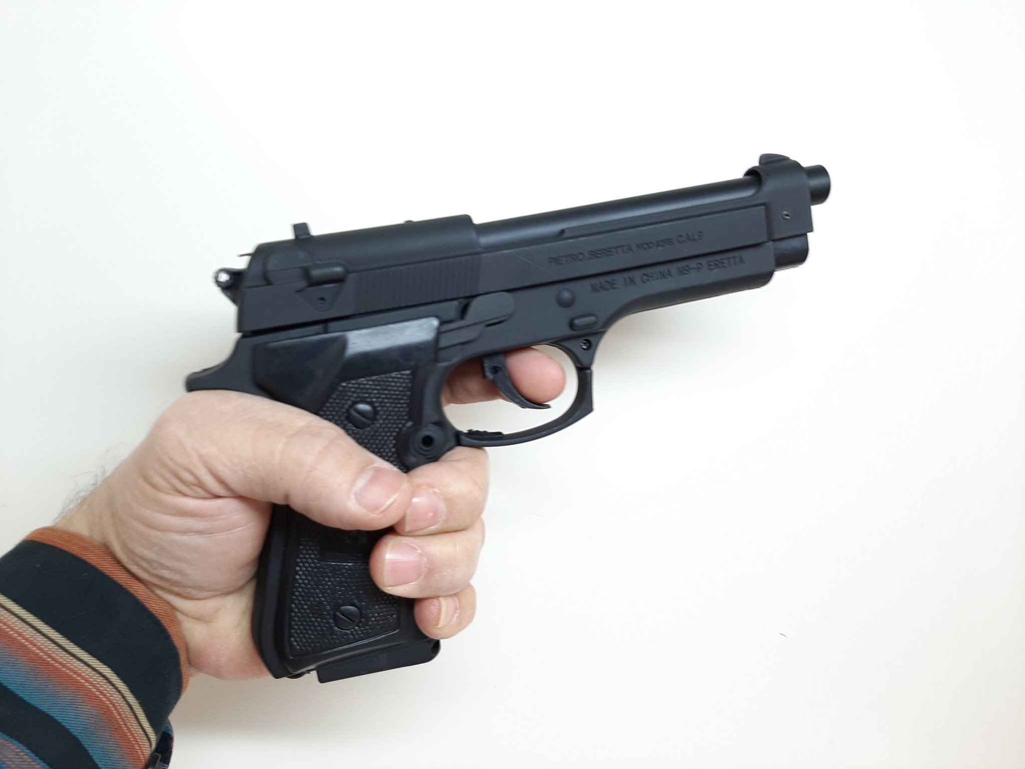Pistol stormtändare uppfyllbart ,Pietro Beretta US.9mm, vapen tändare , ny