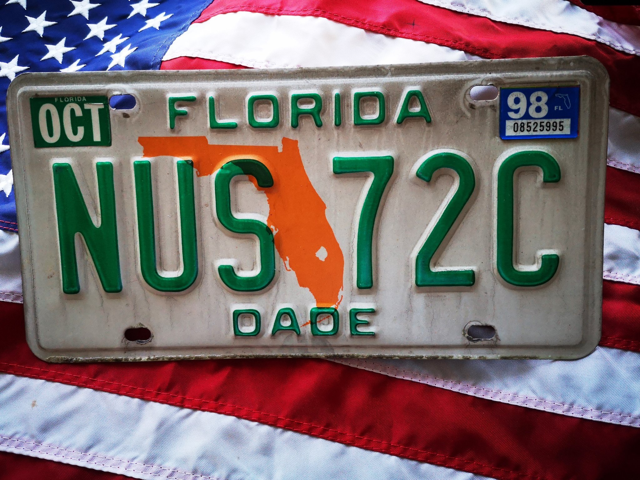 U.S. License Plate Florida Dade County (409532450) ᐈ Köp på Tradera