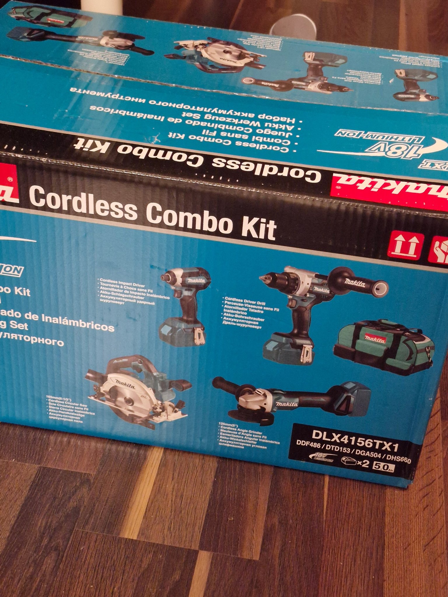 Makita Combokit 18 V DLX 4156 TX1 NY K b p Tradera 623987456