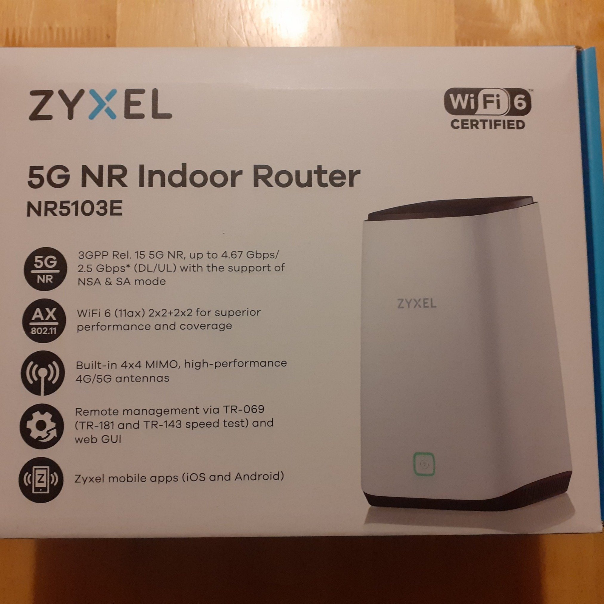 Se produkter som liknar Indoor Router Zyxel NR5103E m.. på Tradera