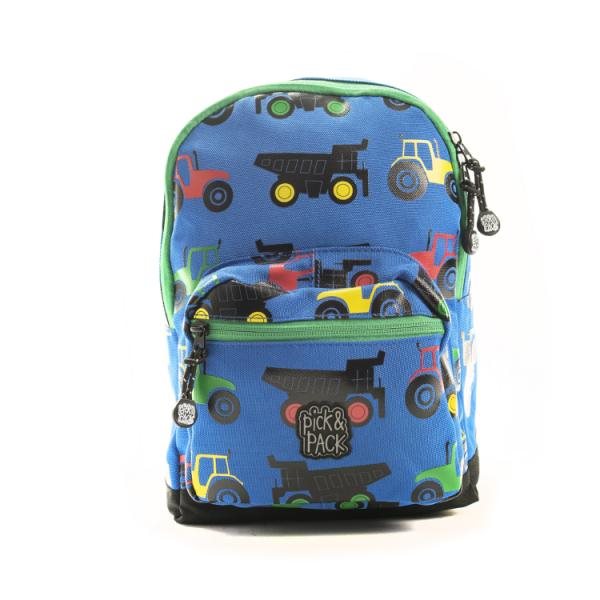 Pick & Pack Backpack tractor blue (324307192) ᐈ Ginza på Pick & Pack Tractor backpack construction Ryggsäckar